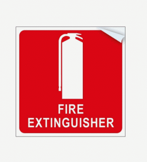 Extinguisher signs